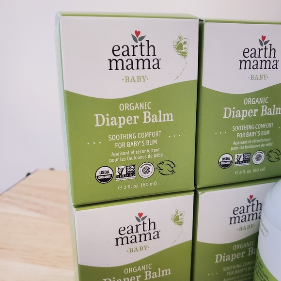 Earth Mama Bath, Skin & Hair 6x Earth Mama Diaper Balm 4 Baby Oil
